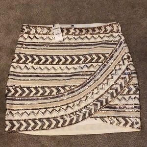 NWT - Express sequin skirt